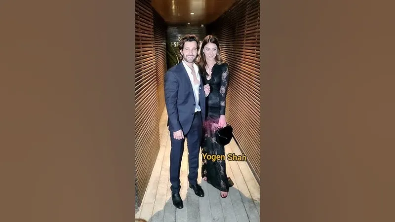 Image Aditya Seal image beautiful image beautiful - Aditya Seal With Beautiful Wife Anushka Ranjan Leave After Dinner ...