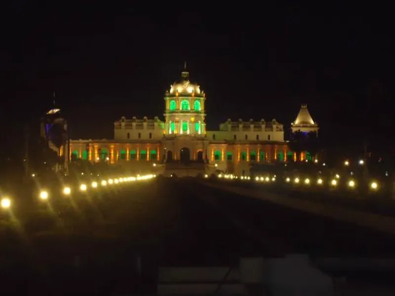 Image Agartala - Ujjayanta Palace image beautiful image beautiful image beautiful image beautiful - Illumination of the palace makes it still more beautiful ...