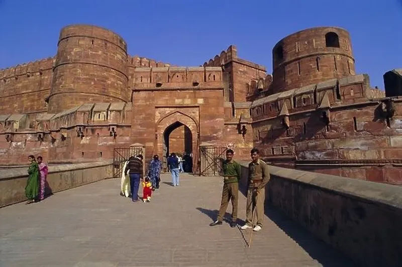 Image Agra Fort - Mughal Architecture image beautiful image beautiful image beautiful image beautiful - Red Fort, built by Akbar in 1565 and finished by Aurangzeb