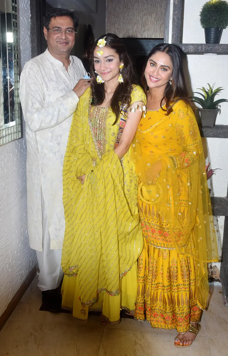 Image Alfia Jafry image beautiful - Rhea, Krystle at Alfia Jafry`s Haldi; Rakhi Sawant`s new music ...