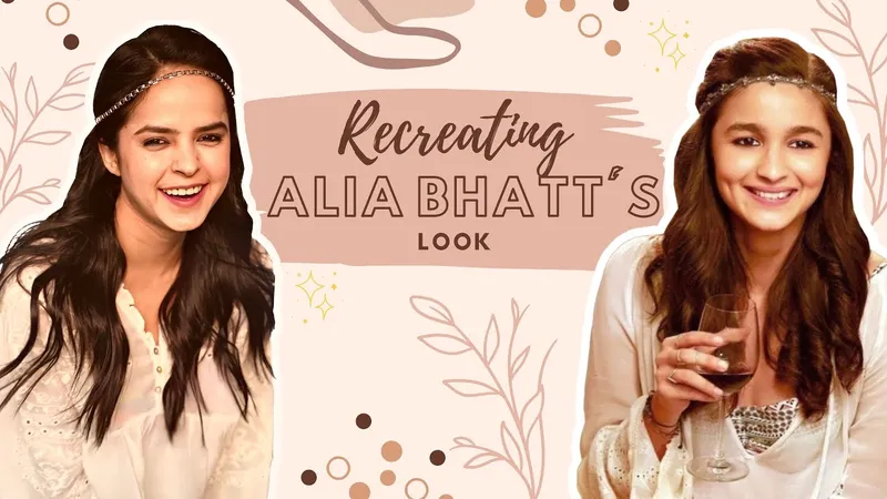 Image Alia Bhatt image beautiful image beautiful - Recreating Alia Bhatt's Look🤍😌 | Palak Sindhwani - YouTube