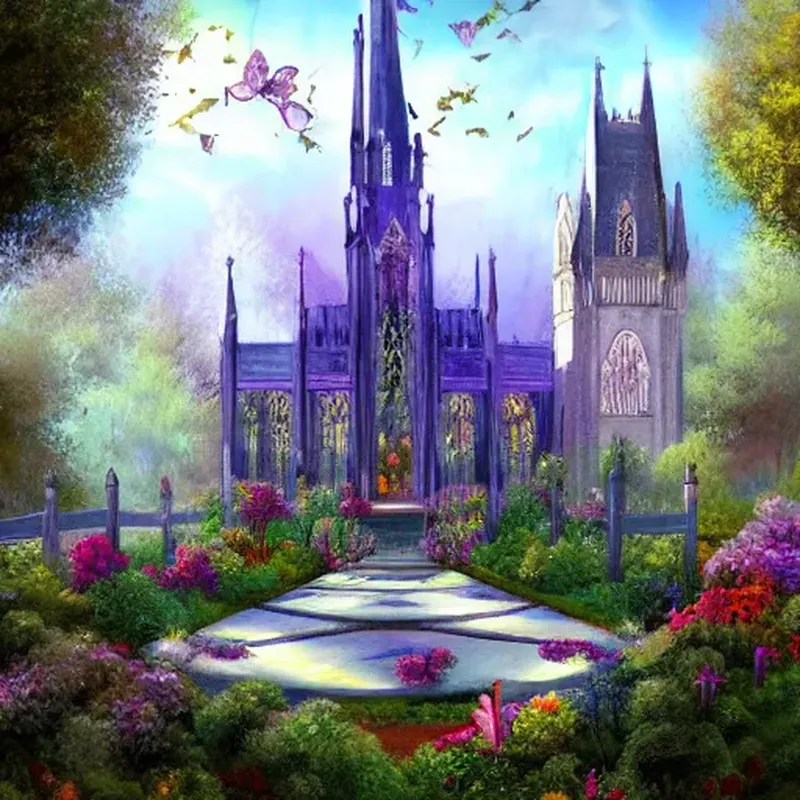 Image Alice image beautiful image beautiful image beautiful image beautiful image beautiful image beautiful image beautiful image beautiful - a beautiful painting of heaven garden and gothic | Stable Diffusion