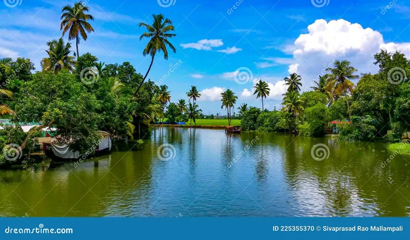 Image Alleppey (Alappuzha) - Venice of the East image beautiful image beautiful image beautiful - Beautiful Backwaters of Alleppey, Kerala, India Stock Photo ...