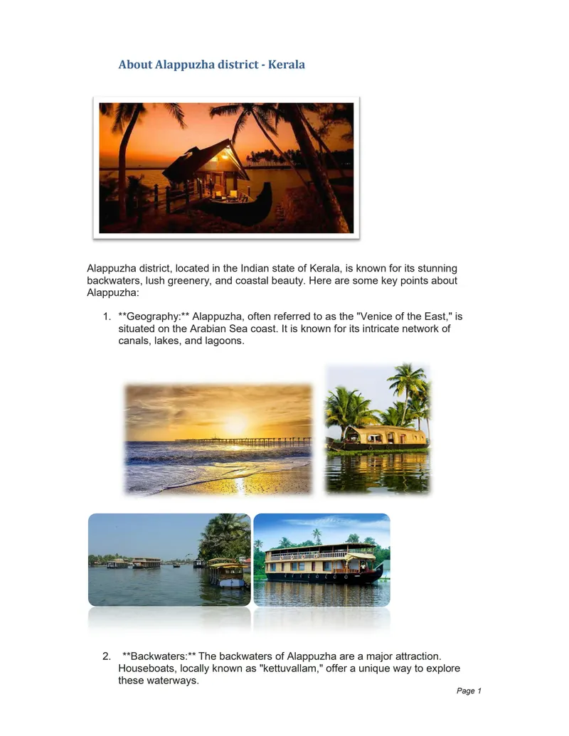 Image Alleppey (Alappuzha) - Venice of the East image beautiful image beautiful image beautiful image beautiful image beautiful image beautiful - SOLUTION: Alleppey - Studypool