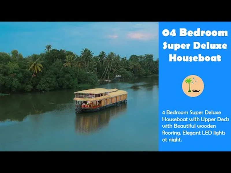 Image Alleppey (Alappuzha) - Venice of the East image beautiful image beautiful image beautiful image beautiful image beautiful image beautiful - 04 Bedroom Super Deluxe Houseboat with upper deck | Beautiful ...