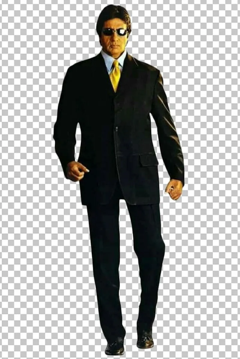 Image Amitabh Bachchan image beautiful image beautiful - Young Amitabh Bachchan walking in suit PNG Image