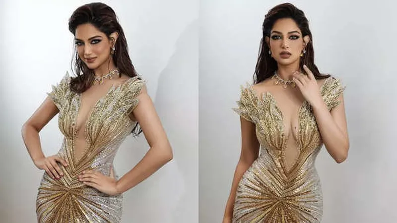 Image Amitabh Bachchan image beautiful image beautiful image beautiful image beautiful image beautiful image beautiful image beautiful - Harnaaz Sandhu's breathtaking golden gown appearance after ...