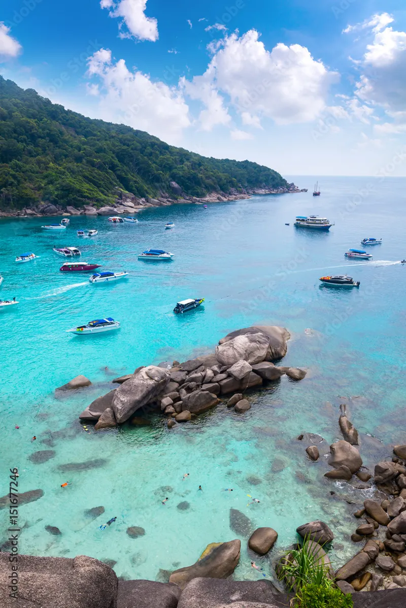 Image Andaman Islands - Tropical Paradise image beautiful image beautiful - Beautiful crystal clear sea at tropical paradise island, Similan ...