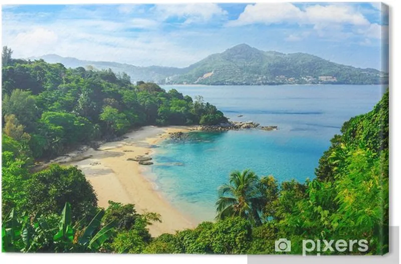 Image Andaman Islands - Tropical Paradise image beautiful image beautiful image beautiful image beautiful image beautiful image beautiful image beautiful image beautiful - Canvas Print Picturesque view of Andaman sea in Phuket island ...