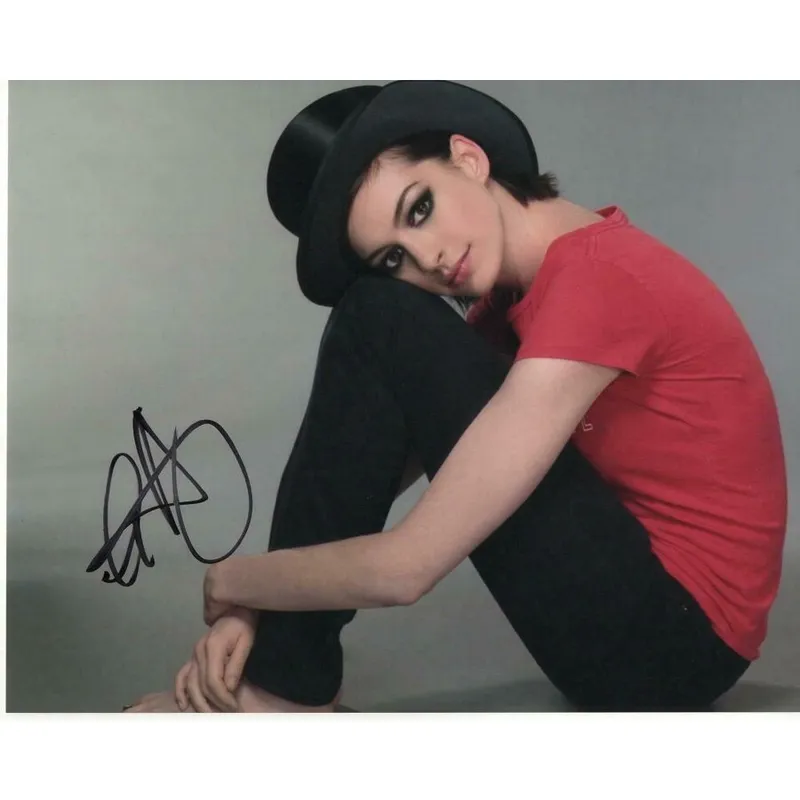 Image Anne Hathaway image beautiful image beautiful image beautiful image beautiful image beautiful image beautiful - Anne Hathaway Signed Autographed 8x10 Photo - Hot Sexy ...