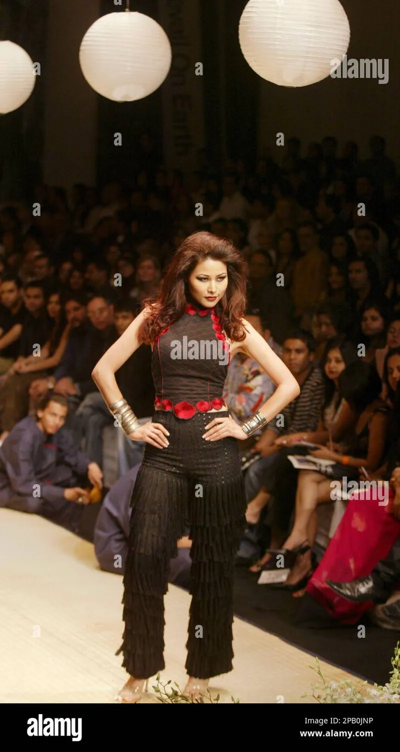 Image AP Arjun image beautiful image beautiful - A Model displays a creation by designer Arjun Khanna during Lakme ...