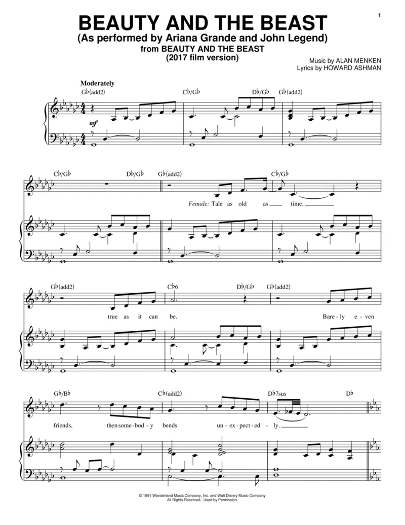 Image Ariana Grande image beautiful image beautiful image beautiful image beautiful image beautiful image beautiful image beautiful image beautiful image beautiful image beautiful - Beauty And The Beast by John Legend - Voice - Digital Sheet Music ...