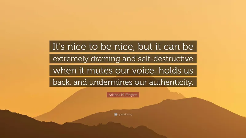 Image Arianna Huffington image beautiful image beautiful image beautiful image beautiful image beautiful image beautiful image beautiful image beautiful - Arianna Huffington Quote: “It's nice to be nice, but it can be ...