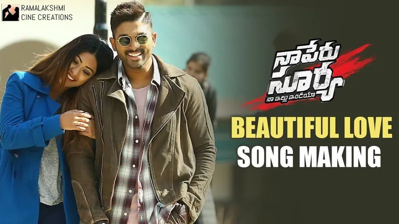 Image Arjun Sarja image beautiful image beautiful image beautiful image beautiful image beautiful image beautiful - Beautiful Love Song Making | Naa Peru Surya Naa Illu India Movie ...