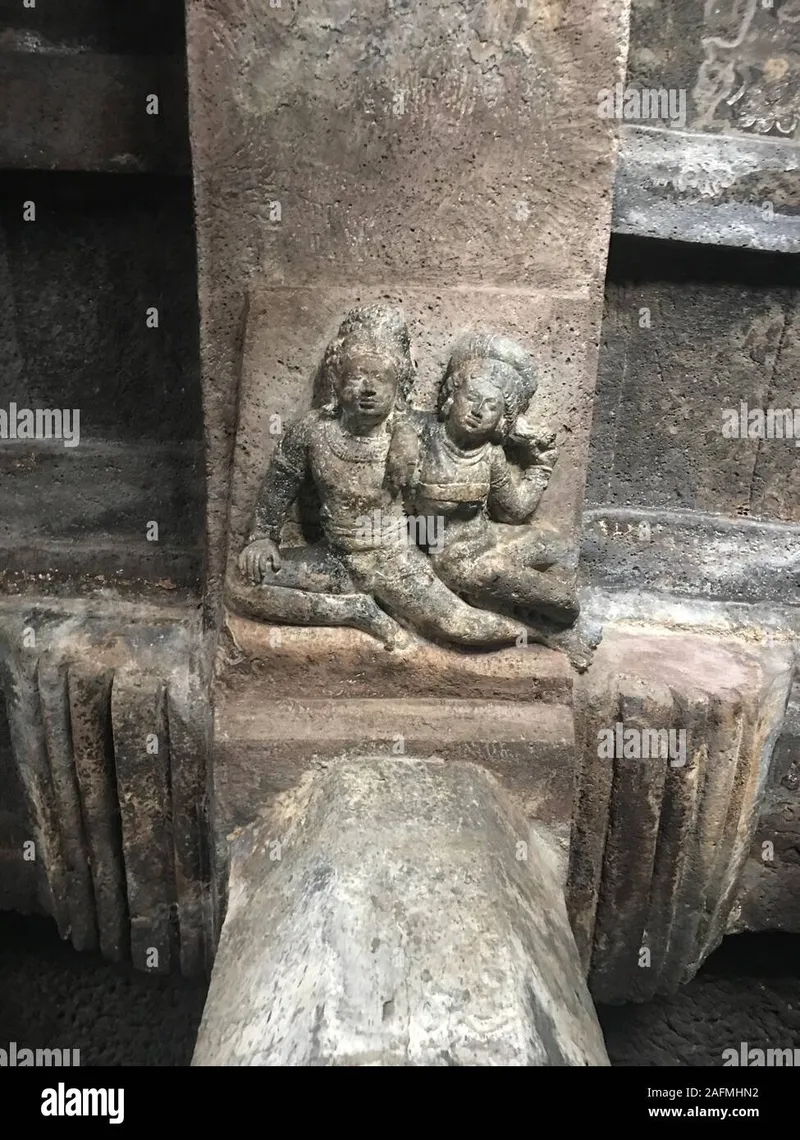 Image Aurangabad - Ajanta and Ellora image beautiful image beautiful - Ajanta caves with Buddha statue and beautiful architectural ...