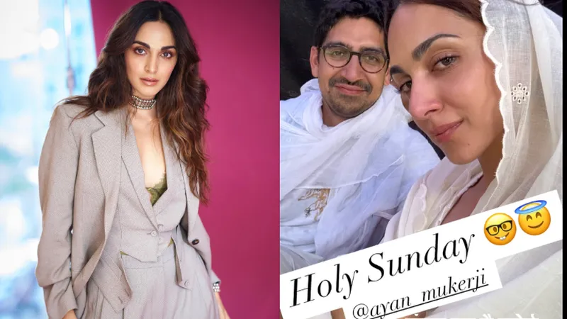 Image Ayan Mukerji image beautiful - Kiara Advani and Ayan Mukerji twin in white amid War 2 shoot