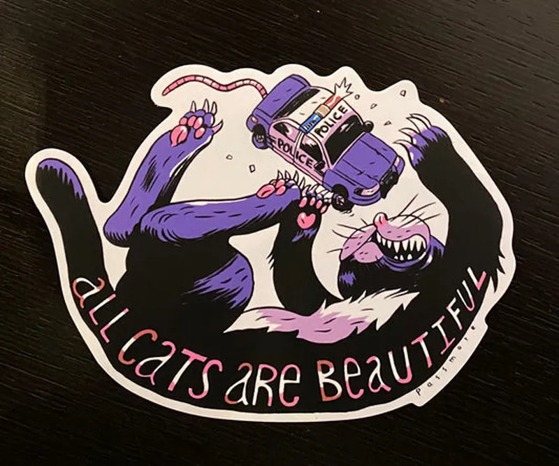 Image Benjamin image beautiful image beautiful image beautiful image beautiful image beautiful image beautiful image beautiful image beautiful image beautiful - Sticker: All Cats Are Beautiful (ACAB) in Color by Ben Passmore ...