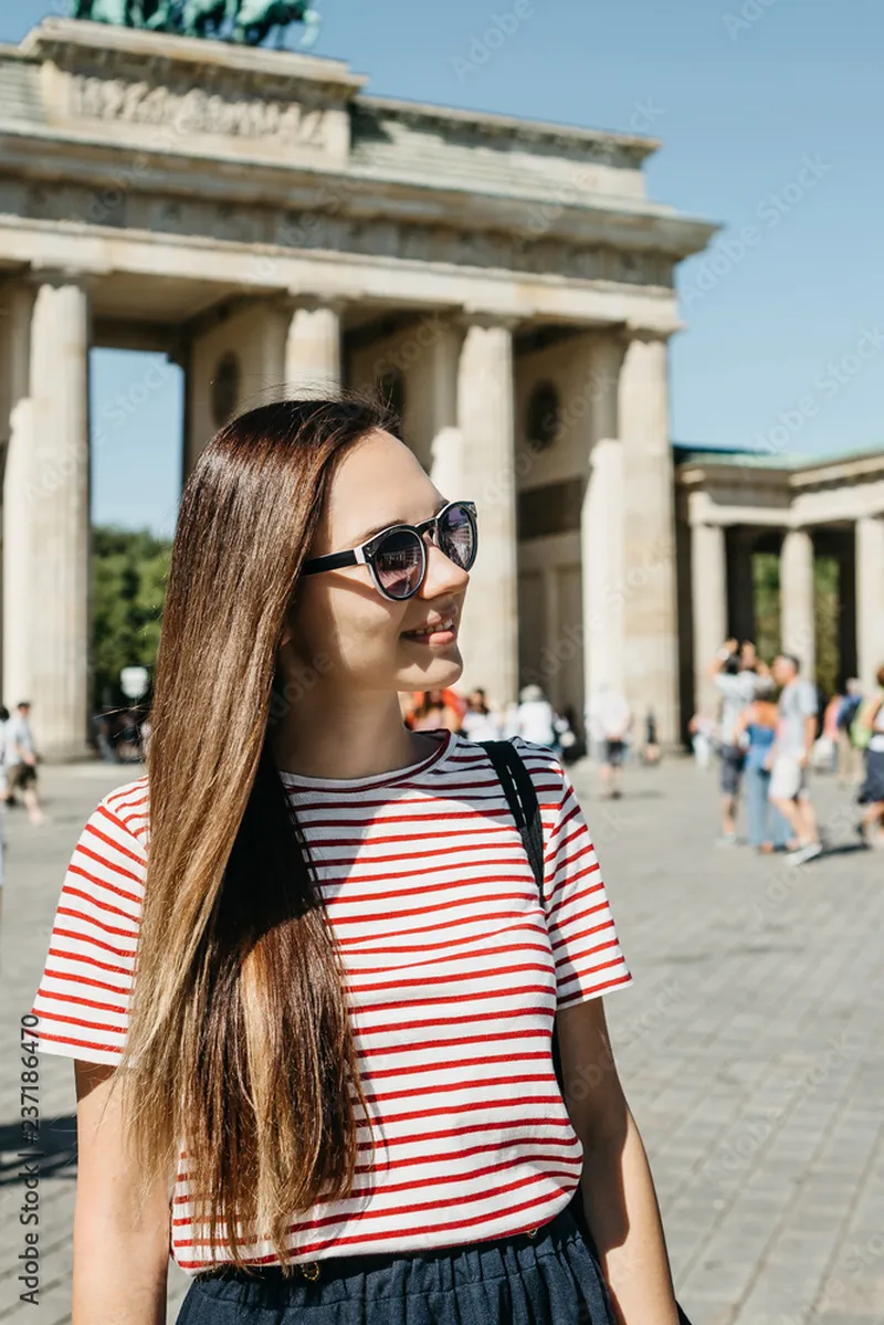 Image Berlin image beautiful image beautiful image beautiful image beautiful image beautiful image beautiful image beautiful image beautiful image beautiful - Portrait of a young beautiful positive smiling stylish tourist ...