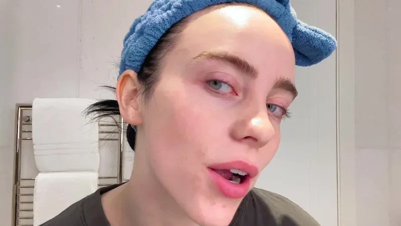 Image Billie Eilish image beautiful - Billie Eilish Shares Her Post-Show Beauty Routine, From Makeup ...