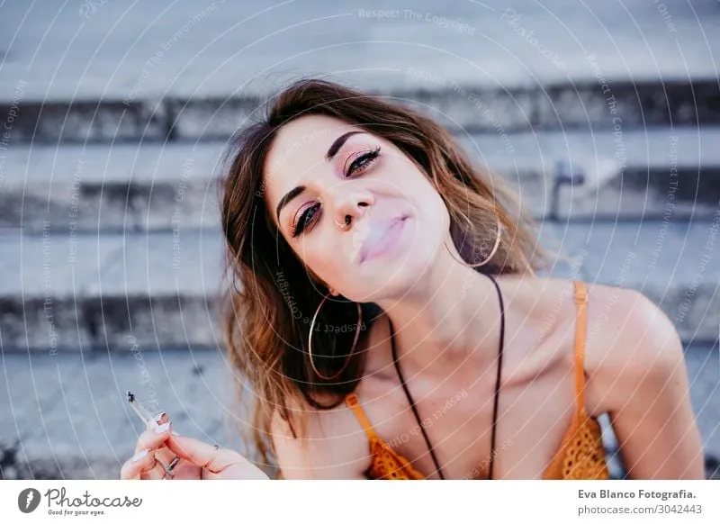 Image Blanco Brown image beautiful image beautiful image beautiful image beautiful image beautiful - Beautiful caucasian woman smoking cigarette.Urban lifestyle - a ...