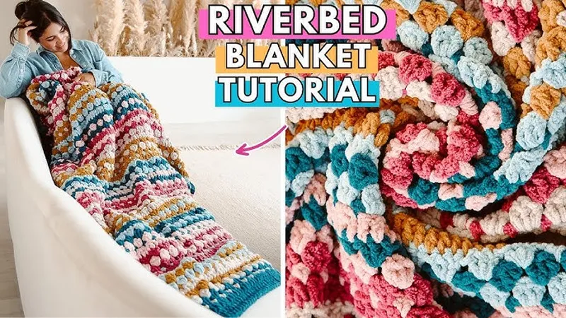 Image Blanket image beautiful - The Beautiful Crochet Riverbed Blanket Chunky Version – Tutorial ...