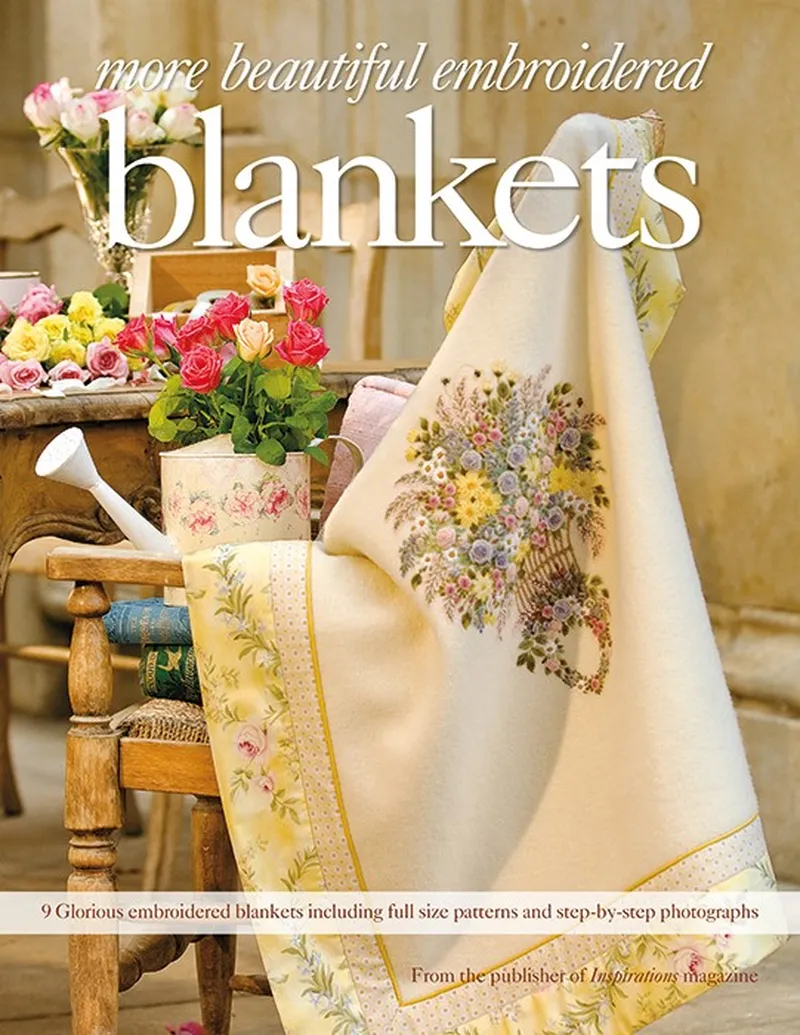 Image Blanket image beautiful image beautiful image beautiful - More Beautiful Embroidered Blankets - Inspirations Studios