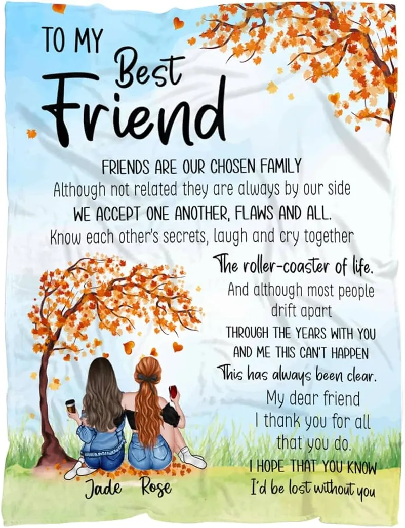 Image Blanket image beautiful image beautiful image beautiful image beautiful image beautiful image beautiful - Amazon.com: Custom Best Friend Blanket for Friends, to My Best ...