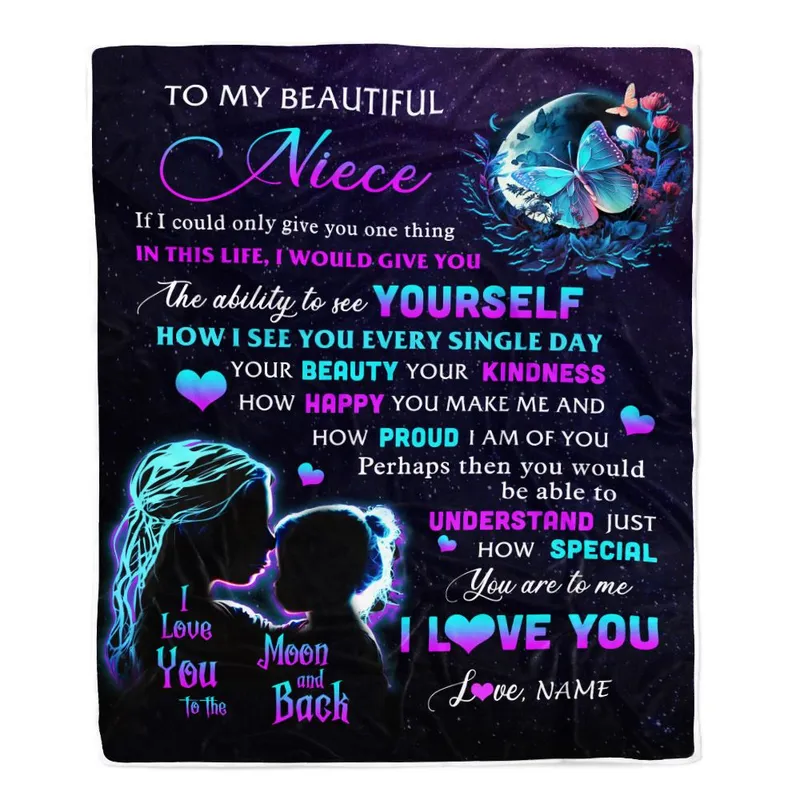 Image Blanket image beautiful image beautiful image beautiful image beautiful image beautiful image beautiful image beautiful image beautiful - Personalized To My Niece Blanket From Aunt Uncle Auntie Butterfly ...