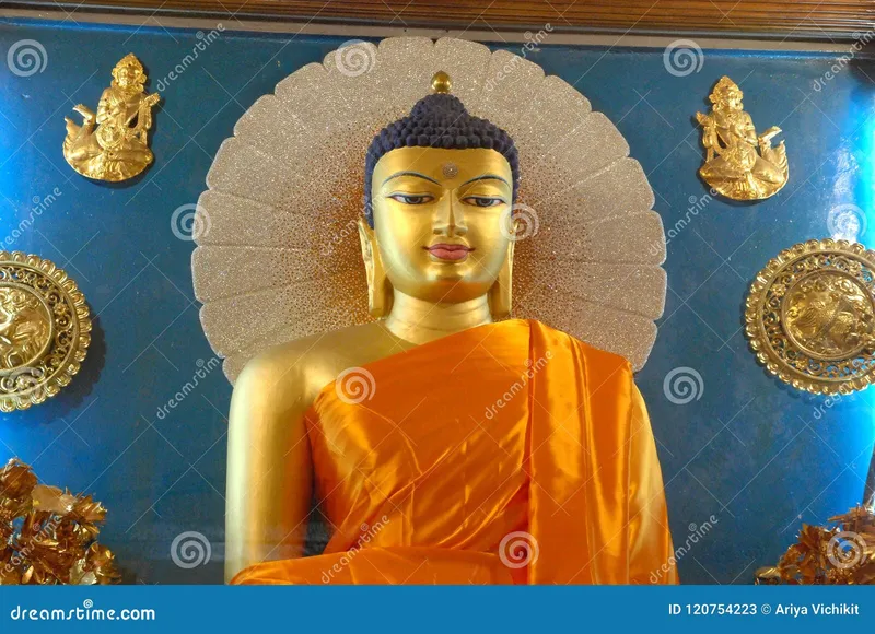 Image Bodh Gaya - Birthplace of Buddhism image beautiful image beautiful - Golden Buddha Inside Mahabodhi Temple, Bodhgaya, Bihar, India ...