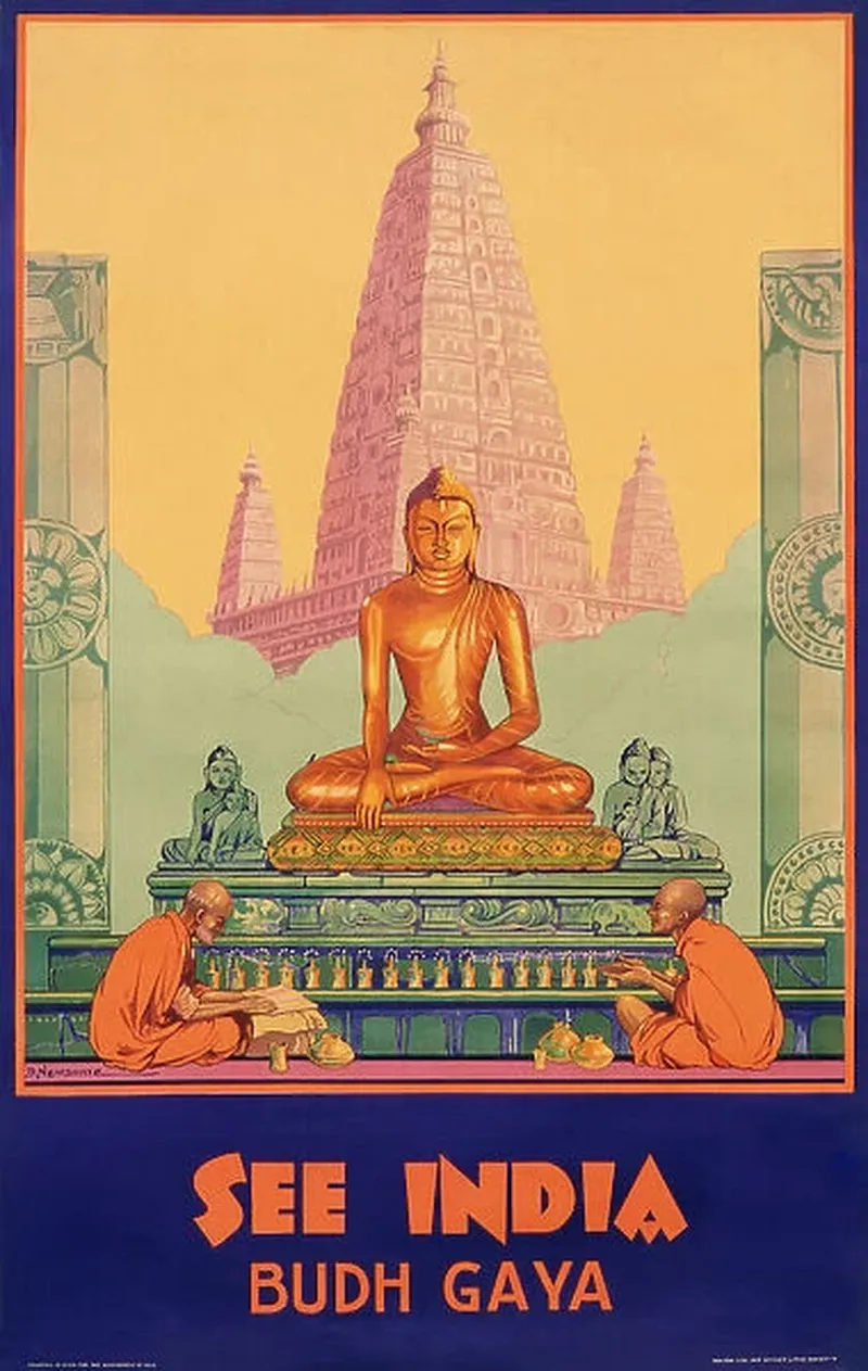 Image Bodh Gaya - Birthplace of Buddhism image beautiful image beautiful image beautiful - Poster advertising Budh Gaya, India Our beautiful Wall Art and ...