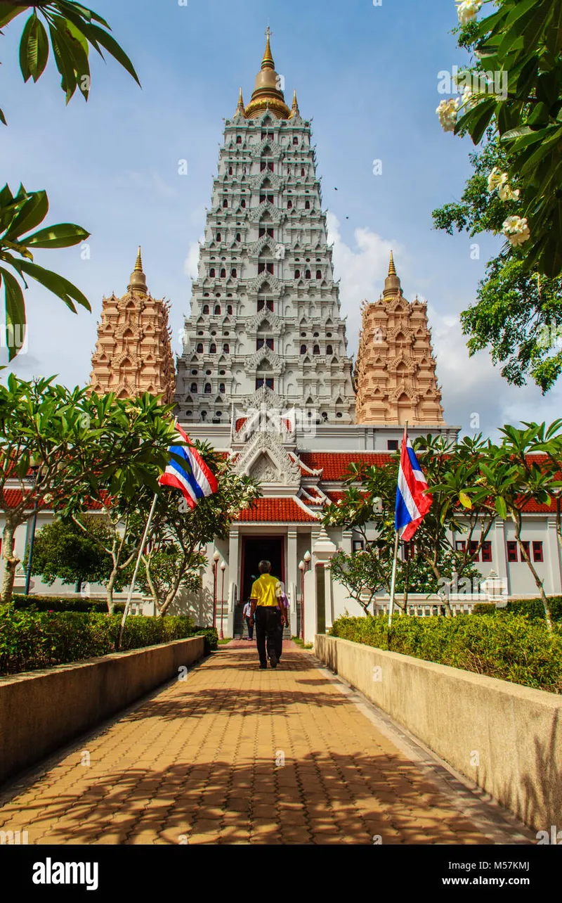 Image Bodh Gaya - Birthplace of Buddhism image beautiful image beautiful image beautiful image beautiful image beautiful image beautiful image beautiful image beautiful image beautiful - Beautiful White Buddhagaya Pagoda in Wat Yannasang Wararam ...