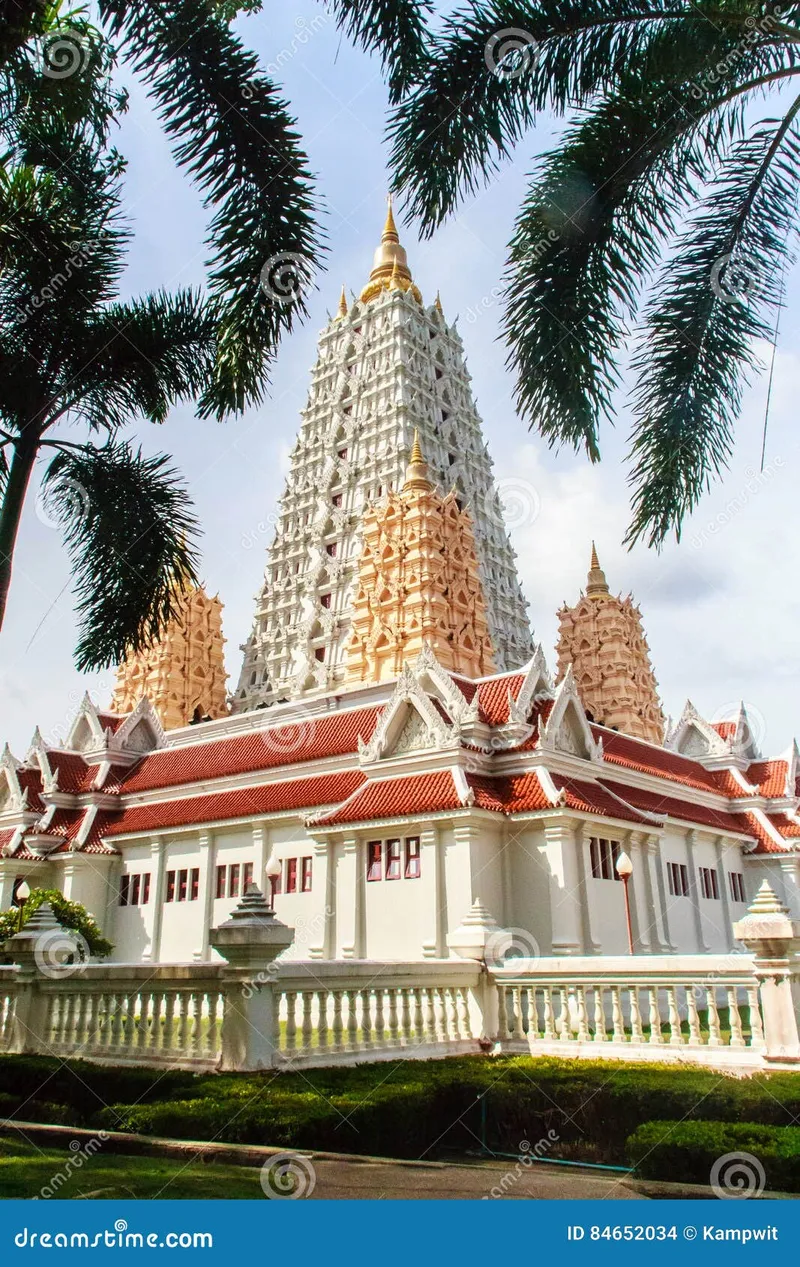 Image Bodh Gaya - Birthplace of Buddhism image beautiful image beautiful image beautiful image beautiful image beautiful image beautiful image beautiful image beautiful image beautiful - Beautiful White Buddhagaya Pagoda in Wat Yannasang Wararam ...