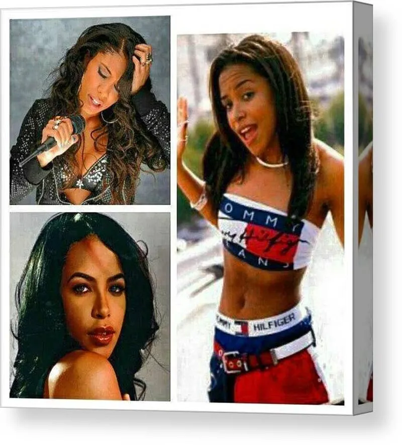 Image Brandon image beautiful image beautiful - Beautiful Set Of Pics Of Aaliyah Canvas Print / Canvas Art by ...