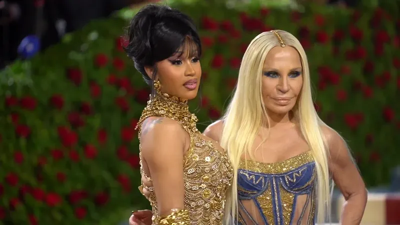 Image Cardi B image beautiful image beautiful image beautiful image beautiful - Watch Cardi B Showed Up to the Met Gala in a Versace Look—and ...