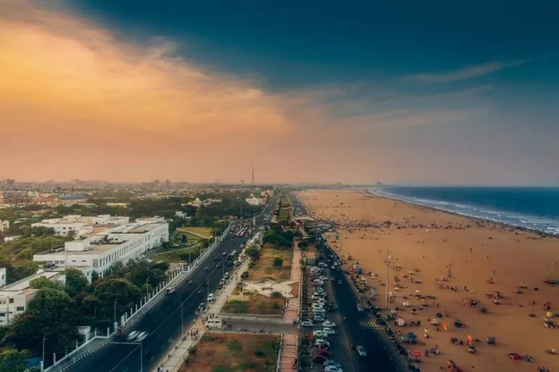 Image Chennai - Marina Beach image beautiful - Marina Beach Chennai Tourism (Chennai) (2024 - 2025) - A Complete ...