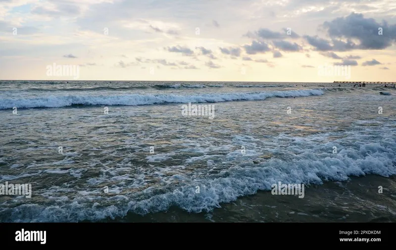 Image Chennai - Marina Beach image beautiful image beautiful image beautiful image beautiful image beautiful image beautiful - Sunset over the sea. Beautiful waves at sunset. Tourist mecca ...