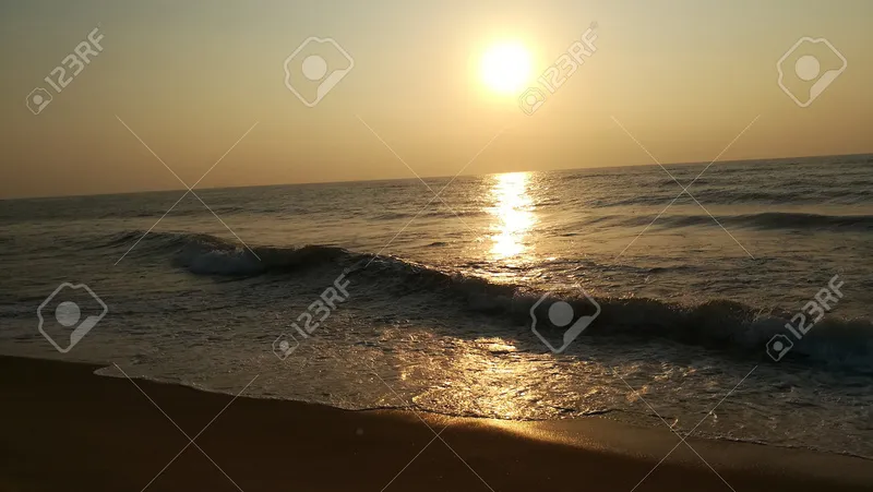 Image Chennai - Marina Beach image beautiful image beautiful image beautiful image beautiful image beautiful image beautiful - Beautiful Sunrise At The Beach At Horizon Sunrise. Ocean And ...