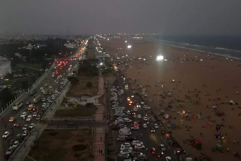 Image Chennai - Marina Beach image beautiful image beautiful image beautiful image beautiful image beautiful image beautiful - Chennai Private Night Walking Tour: Explore Chennai's Beauty After ...