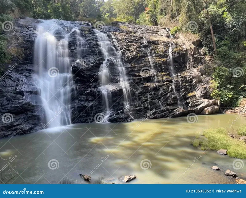 Image Coorg - Abbey Falls image beautiful image beautiful image beautiful image beautiful image beautiful - A Beautiful Serene Waterfall in Coorg Stock Photo - Image of tree ...