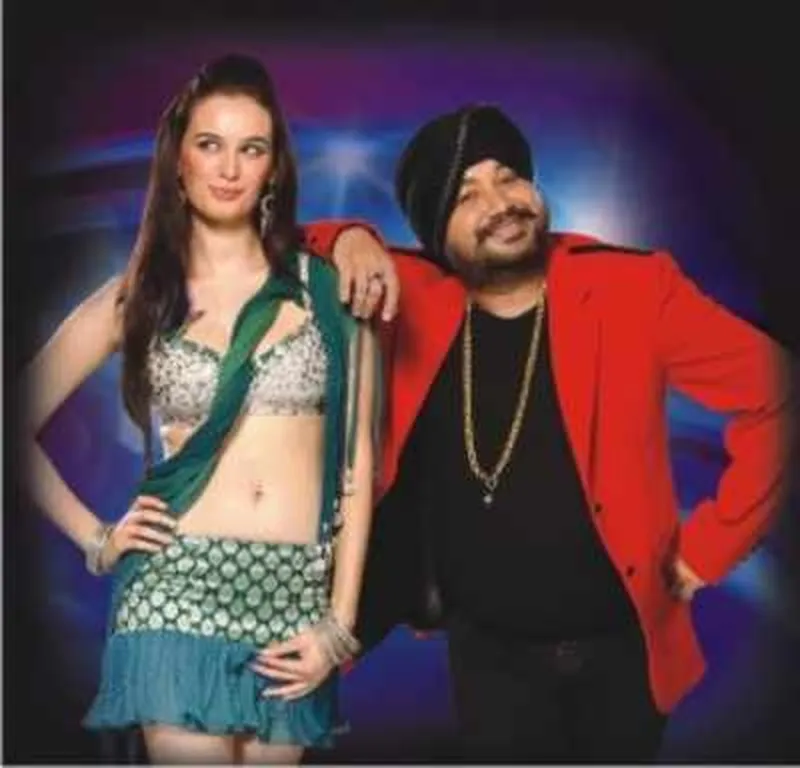 Image Daler Mehndi image beautiful image beautiful - Daler Mehndi gives break to a Half Indian Half German model ...