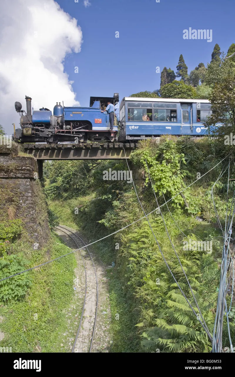 Image Darjeeling - Toy Train image beautiful - Darjeeling himalayan railway toy train hi-res stock photography ...