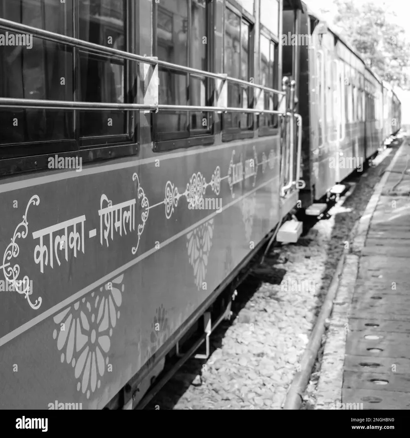 Image Darjeeling - Toy Train image beautiful image beautiful image beautiful image beautiful - Rail track railway track india Black and White Stock Photos ...