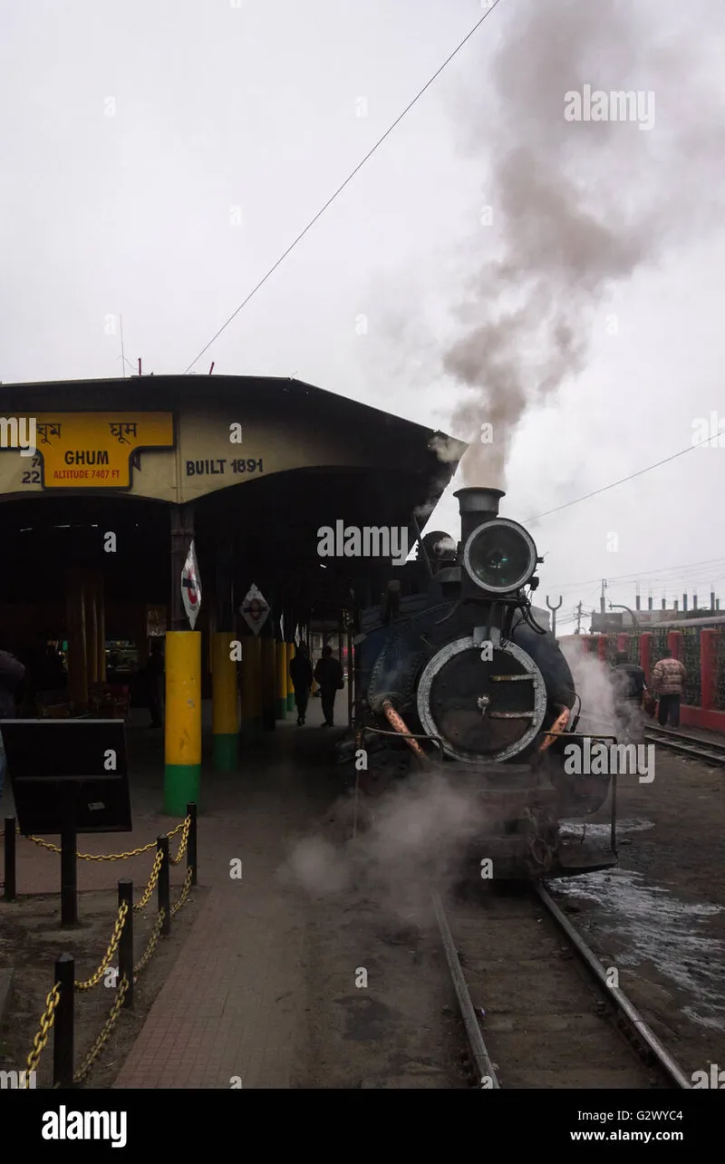 Image Darjeeling - Toy Train image beautiful image beautiful image beautiful image beautiful image beautiful - Steam Locomotive of Darjeeling Himalayan Railway resting at Ghum ...