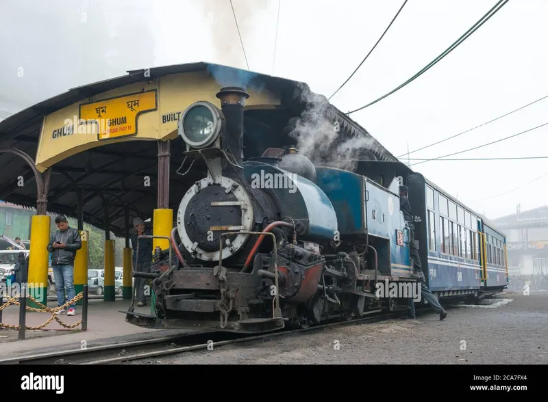 Image Darjeeling - Toy Train image beautiful image beautiful image beautiful image beautiful image beautiful image beautiful image beautiful - Darjeeling, India - Ghum Railway Station on Darjeeling Himalayan ...