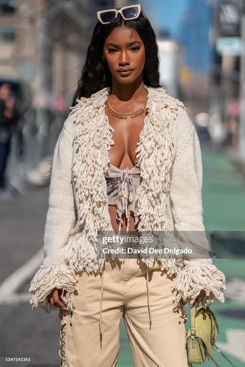 Image David Dee Delgado image beautiful image beautiful image beautiful - Mariama Diallo is seen wearing a jacket by The Kript, pants by ...