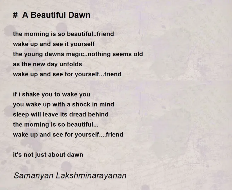 Image Dawn image beautiful image beautiful image beautiful image beautiful image beautiful image beautiful - A Beautiful Dawn - # A Beautiful Dawn Poem by Samanyan ...