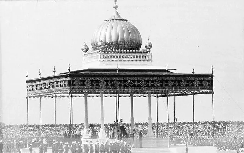 Image Delhi - Capital of India image beautiful - Pavilion, Coronation Durbar, Delhi, India Our beautiful Wall Art ...