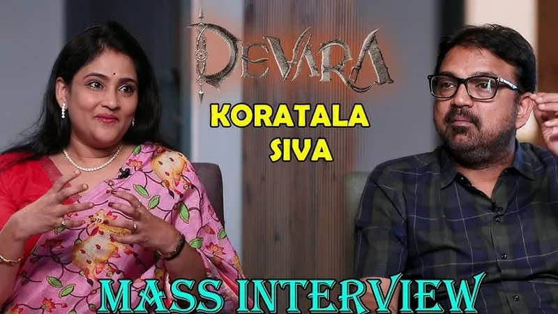 Image Devaradirector Koratala Siva image beautiful - Devara Director Koratala Siva Interview | JR NTR | Janhvi Kapoor ...