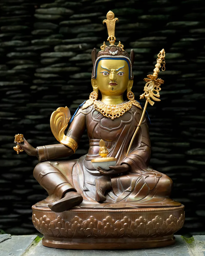 Image Dharamshala - Home of Dalai Lama image beautiful image beautiful image beautiful image beautiful image beautiful image beautiful image beautiful image beautiful image beautiful - Guru Padmasambhava 14in Copper and Gold Buddha Religious Statue ...