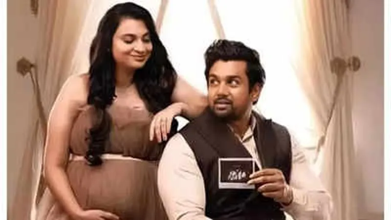 Image Dhruva Sarja image beautiful - Dhruva Sarja, Prerana blessed with a baby girl | Kannada Movie ...